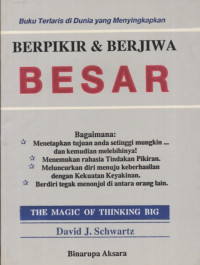 Image of Berpikir dan Berjiwa Besar