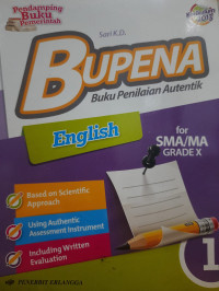 Image of BUPENA (Buku Penilaian Autentik) English SMA/MA Kelas X