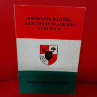 Image of Manifesto politik rancangan dasar dan struktur