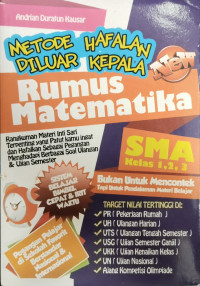 Image of Metode hafalan diluar kepala : Rumus Matematika