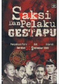 Image of Saksi dan Pelaku GESTAPU